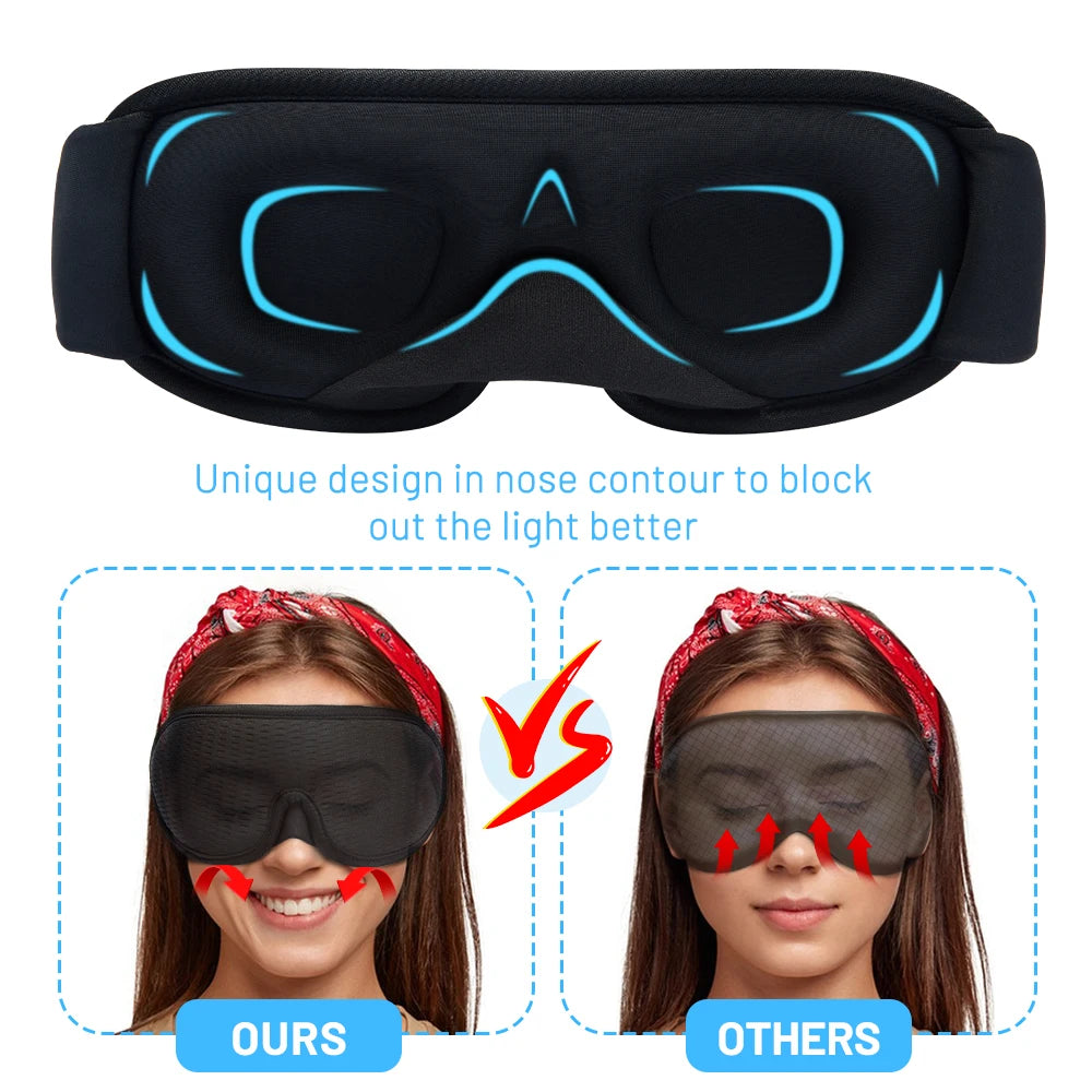 3D Schlafmaske – Lichtundurchlässig