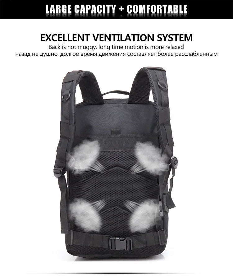 QT&QY 45L Taktischer Rucksack