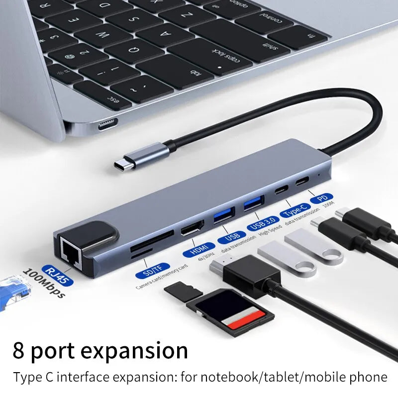 8-in-1 USB-Adapter