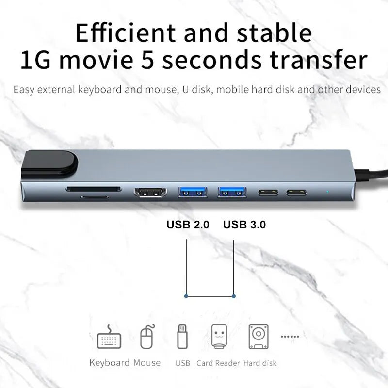 8-in-1 USB-Adapter