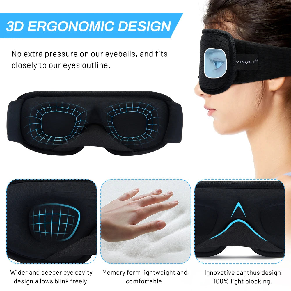 3D Schlafmaske – Lichtundurchlässig
