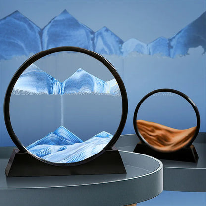 Luxuriöses 3D Sandkunstbild mit Bewegung
