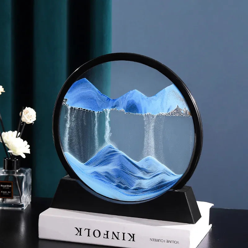 Luxuriöses 3D Sandkunstbild mit Bewegung