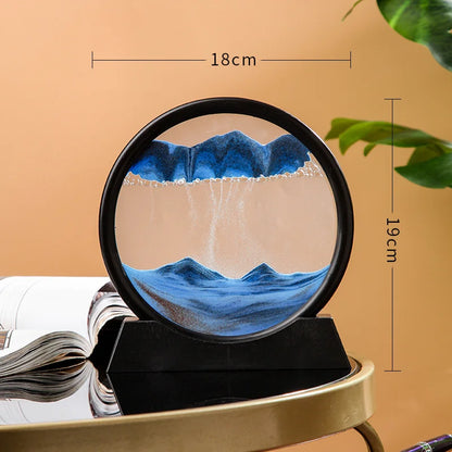 Luxuriöses 3D Sandkunstbild mit Bewegung