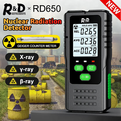 RD650 Geigerzähler Nuklearer Strahlungsdetektor