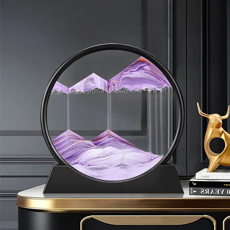 Luxuriöses 3D Sandkunstbild mit Bewegung