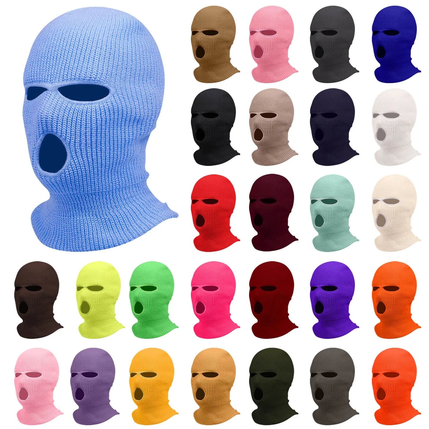 Winter Gesichtsmaske Farbig