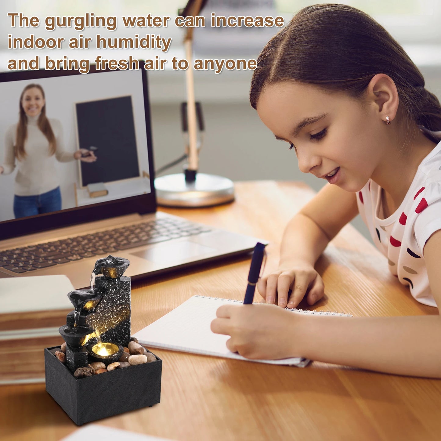 Tisch Wasserfall Dekor