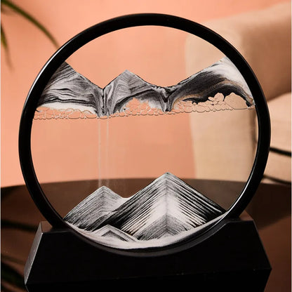 Luxuriöses 3D Sandkunstbild mit Bewegung